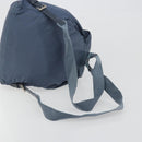 PRADA Backpack Nylon Light Blue Silver Auth 192533-8