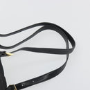PRADA Quilted Backpack Nylon Black Gold Auth 192534-10