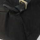 PRADA Quilted Backpack Nylon Black Gold Auth 192534-14