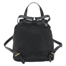 PRADA Quilted Backpack Nylon Black Gold Auth 192534-3