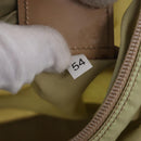 PRADA Boston Bag Nylon Khaki Silver Auth 192536-12