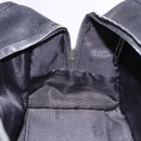 LOEWE Anagram Americana 28 Hand Bag Leather Gold Black Auth 192538-21