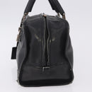 LOEWE Anagram Americana 28 Hand Bag Leather Gold Black Auth 192538-4