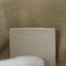 GIVENCHY Voyou Shoulder Bag Leather 2way White Silver gold Auth 192539V-21