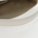 GIVENCHY Voyou Shoulder Bag Leather 2way White Silver gold Auth 192539V-7