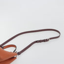 TOD'S Hand Bag Leather 2way Orange Silver Auth 192540V-10