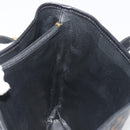 CELINE Macadam Canvas Tote Bag PVC Leather Black Gold Auth 192542A-18