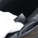 CELINE Macadam Canvas Tote Bag PVC Leather Black Gold Auth 192542A-23