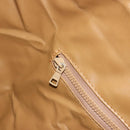 CELINE Macadam Canvas Boston Bag PVC Leather Brown Gold Auth 192543-21