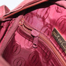 LOEWE Anagram Shoulder Bag Leather Bordeaux Gold Auth 192544-22