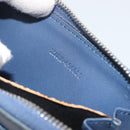 GUCCI GG Canvas Guccissima Coin Purse Leather Navy Silver 256810 Auth 192547-12