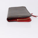 LOUIS VUITTON Monogram PortefeuilleInsolite Long Wallet Rouge M60454 Auth 192548-3