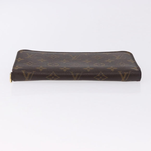 LOUIS VUITTON Monogram PortefeuilleInsolite Long Wallet Rouge M60454 Auth 192548
