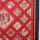 HERMES Carre 90 Scarf ”MARE NOSTRUM” Silk Red Navy Auth 192551-7