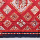 HERMES Carre 90 Scarf ”MARE NOSTRUM” Silk Red Navy Auth 192551-9