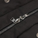 HERMES Her LineMM Hand Bag Canvas Gray Silver Auth 192552-14