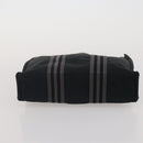 HERMES Fourre Tout Hand Bag cotton 3 Set Black Red Auth 192553-21
