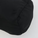 PRADA Pouch Nylon Black Silver Auth 192554-15