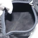 PRADA Pouch Nylon Black Silver Auth 192554-10