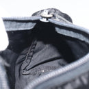 PRADA Pouch Nylon Black Silver Auth 192554-11