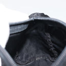 PRADA Pouch Nylon Black Silver Auth 192554-18