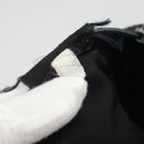 PRADA Pouch Nylon Black Silver Auth 192554-12