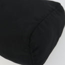 PRADA Pouch Nylon Black Silver Auth 192554-7