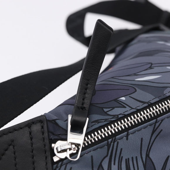 LOEWE LOEWE × Studio Ghibli Howl Bum Bag Nylon Black Gray Auth 192555SM