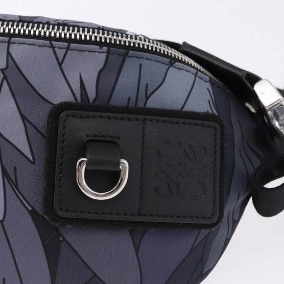 LOEWE LOEWE × Studio Ghibli Howl Bum Bag Nylon Black Gray Auth 192555SM