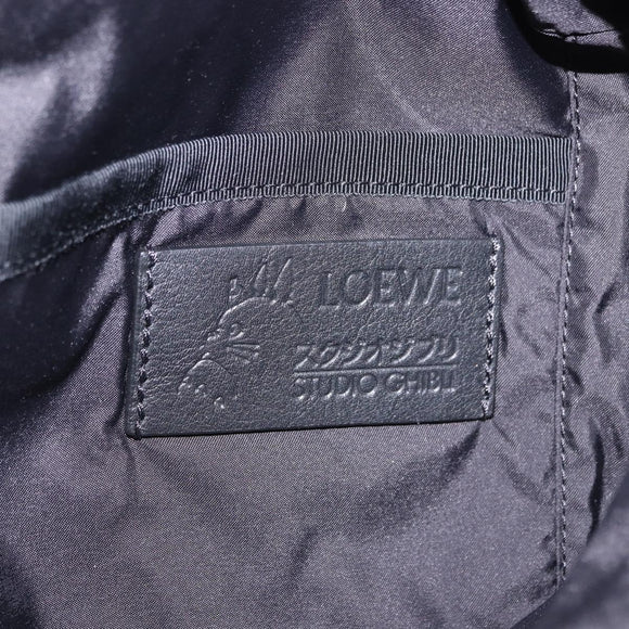 LOEWE LOEWE × Studio Ghibli Howl Bum Bag Nylon Black Gray Auth 192555SM