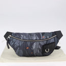 LOEWE LOEWE × Studio Ghibli Howl Bum Bag Nylon Black Gray Auth 192555SM-12