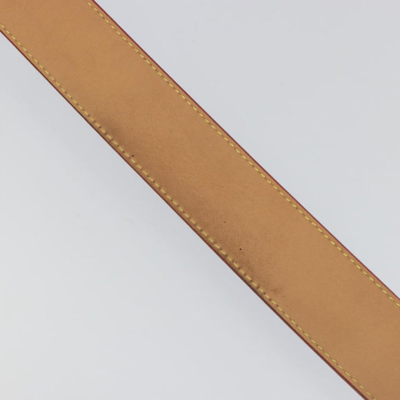 LOUIS VUITTON Monogram LV Printed Initials 40MM Belt Blue M8460 Auth 192556SAM