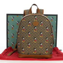 GUCCI Micro GG Supreme Disney Backpack PVC Beige Gold 552884 Auth 192557SM-12