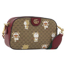 GUCCI Micro GG Supreme Doraemon Collaboration Bag PVC Beige 574886 Auth 192558SM-1
