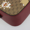 GUCCI Micro GG Supreme Doraemon Collaboration Bag PVC Beige 574886 Auth 192558SM-15