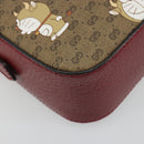 GUCCI Micro GG Supreme Doraemon Collaboration Bag PVC Beige 574886 Auth 192558SM-17