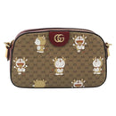 GUCCI Micro GG Supreme Doraemon Collaboration Bag PVC Beige 574886 Auth 192558SM-13