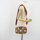 GUCCI Micro GG Supreme Doraemon Collaboration Bag PVC Beige 574886 Auth 192558SM-23
