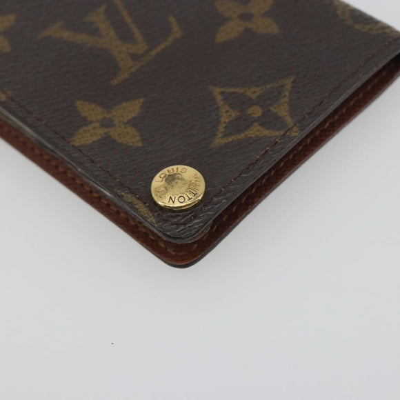 LOUIS VUITTON Monogram Porto Cartes Crdit Pression Card Case M60937 Auth 192559