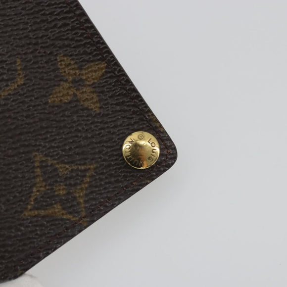 LOUIS VUITTON Monogram Porto Cartes Crdit Pression Card Case M60937 Auth 192559