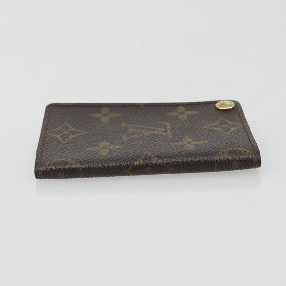 LOUIS VUITTON Monogram Porto Cartes Crdit Pression Card Case M60937 Auth 192559