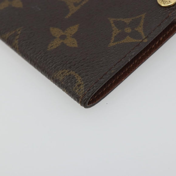 LOUIS VUITTON Monogram Porto Cartes Crdit Pression Card Case M60937 Auth 192559