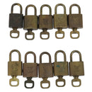 LOUIS VUITTON Padlock 10 Set Padlock metal Gold LV Auth 192560-2
