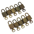 LOUIS VUITTON Padlock 10 Set Padlock metal Gold LV Auth 192561-1