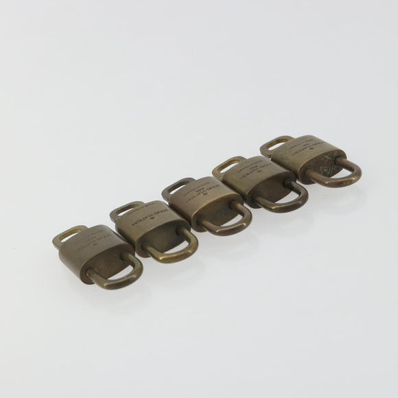 LOUIS VUITTON Padlock 10 Set Padlock metal Gold LV Auth 192562