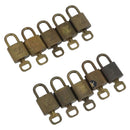 LOUIS VUITTON Padlock 10 Set Padlock metal Gold LV Auth 192565-1