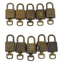 LOUIS VUITTON Padlock 10 Set Padlock metal Gold LV Auth 192565-2