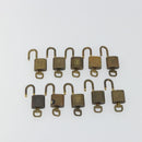 LOUIS VUITTON Padlock 10 Set Padlock metal Gold LV Auth 192565-8