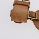 LOUIS VUITTON Name Tag Powanie 10 Set Powanie Leather Beige LV Auth 192567-11