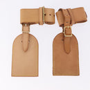 LOUIS VUITTON Name Tag Powanie 10 Set Powanie Leather Beige LV Auth 192569-3